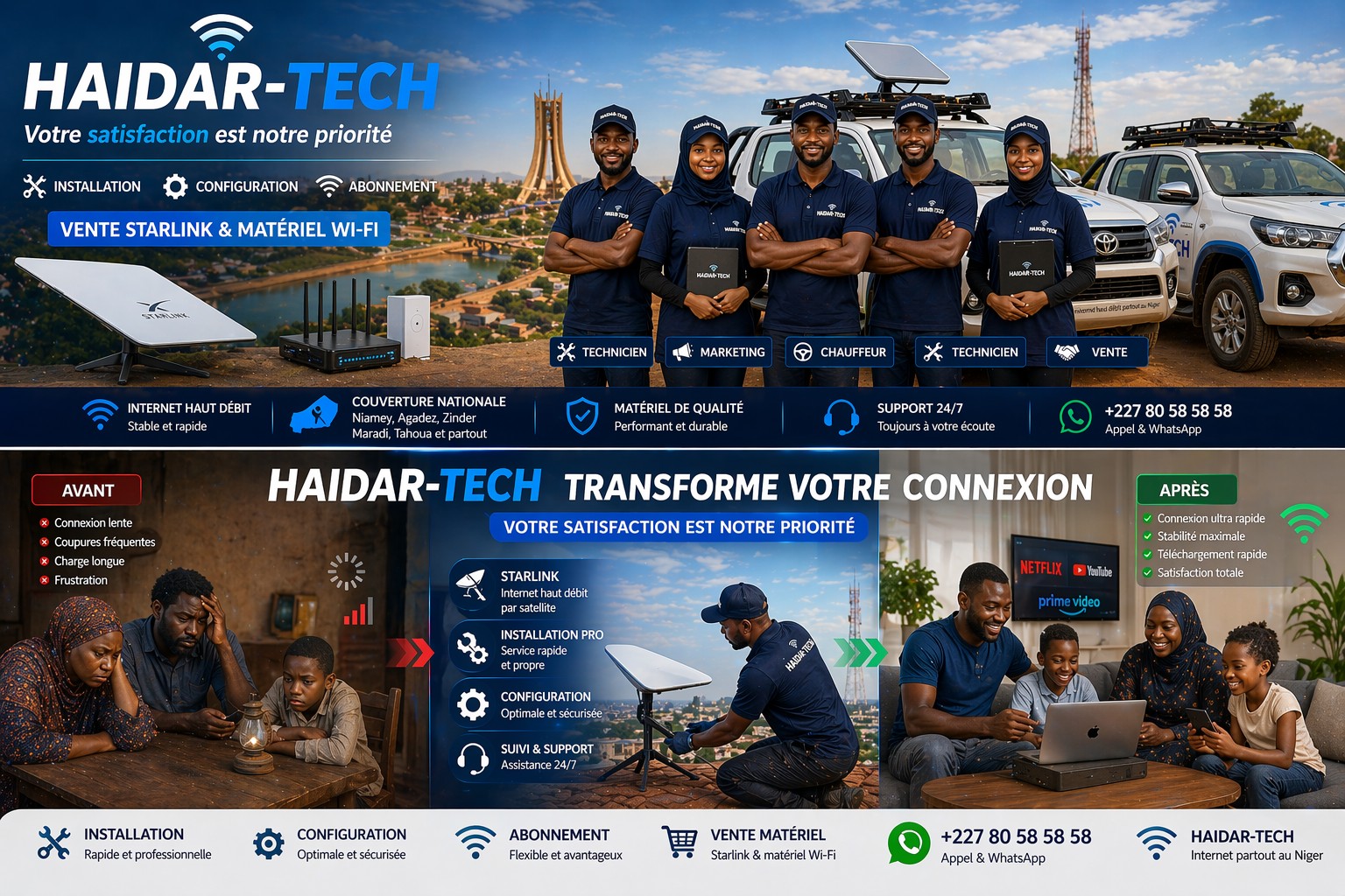 HAIDAR-TECH installation et services